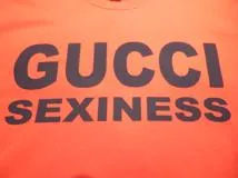 GUCCI　グッチ　オーバーサイズTシャツ　メンズM　レッド　コットン　616036　2148103895357　【432】