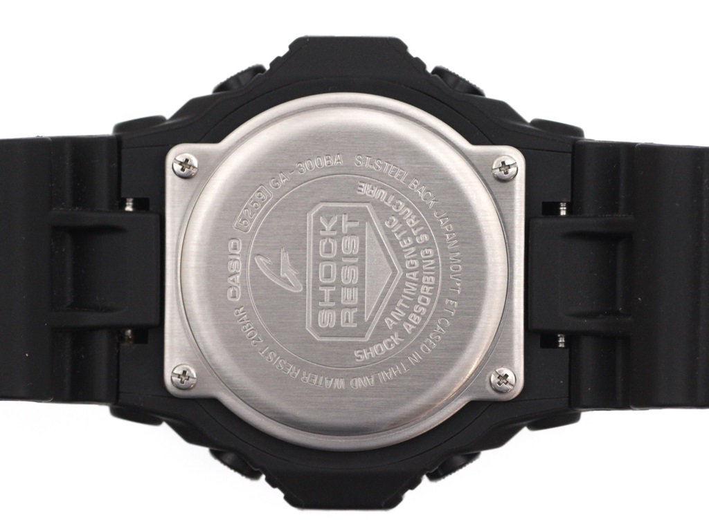 G-SHOCK 黒 カシオGショックGスチール電波ソーラー腕時計 G-STEEL GST