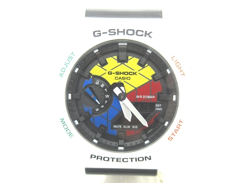 G-SHOCK ジーショック Rubik's Cube ｺﾗﾎﾞﾚｰｼｮﾝ GAE-2100RC カラー 樹脂