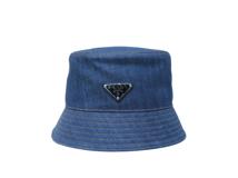 PRADA　プラダ　バケットハット　L　ダークネイビー　デニム　2HC137　2146000441585　【432】
