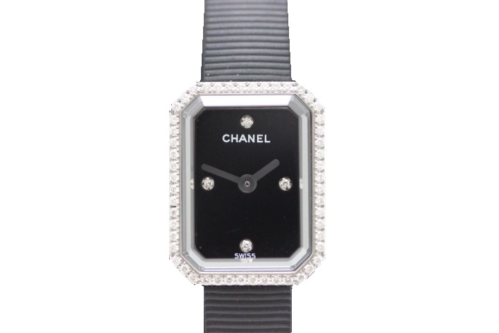 シャネル CHANEL プルミエール H2433 ダイヤベゼル レディース 腕時計 4P ダイヤ ホワイトシェル 文字盤 クォーツ Premiere VLP 90193489