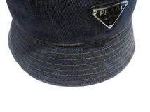 PRADA プラダ バケットハット L ダークネイビー デニム 2HC137