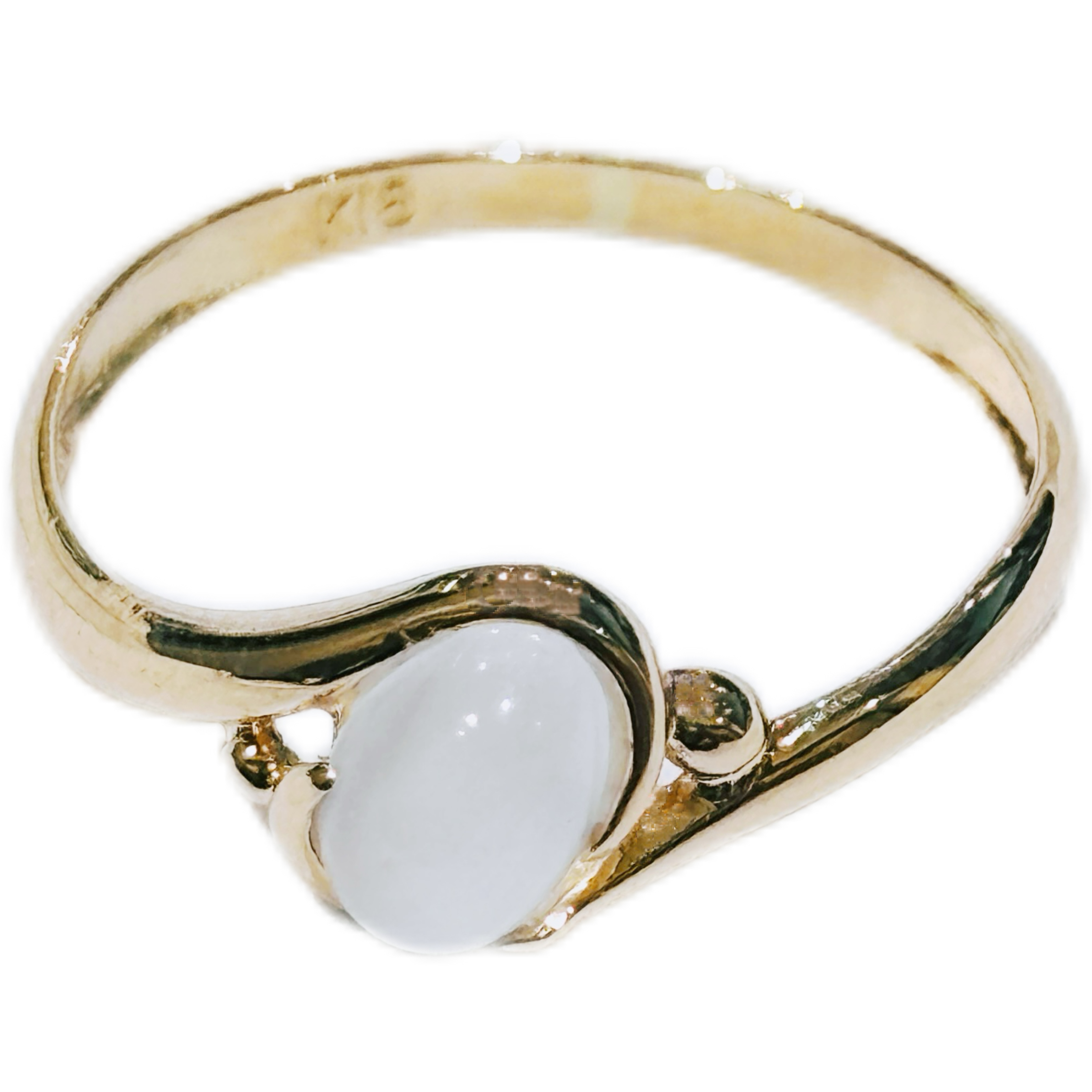 JEWELRY ジュエリー リング K18 ゴールド 9号 MNS 約1.1g