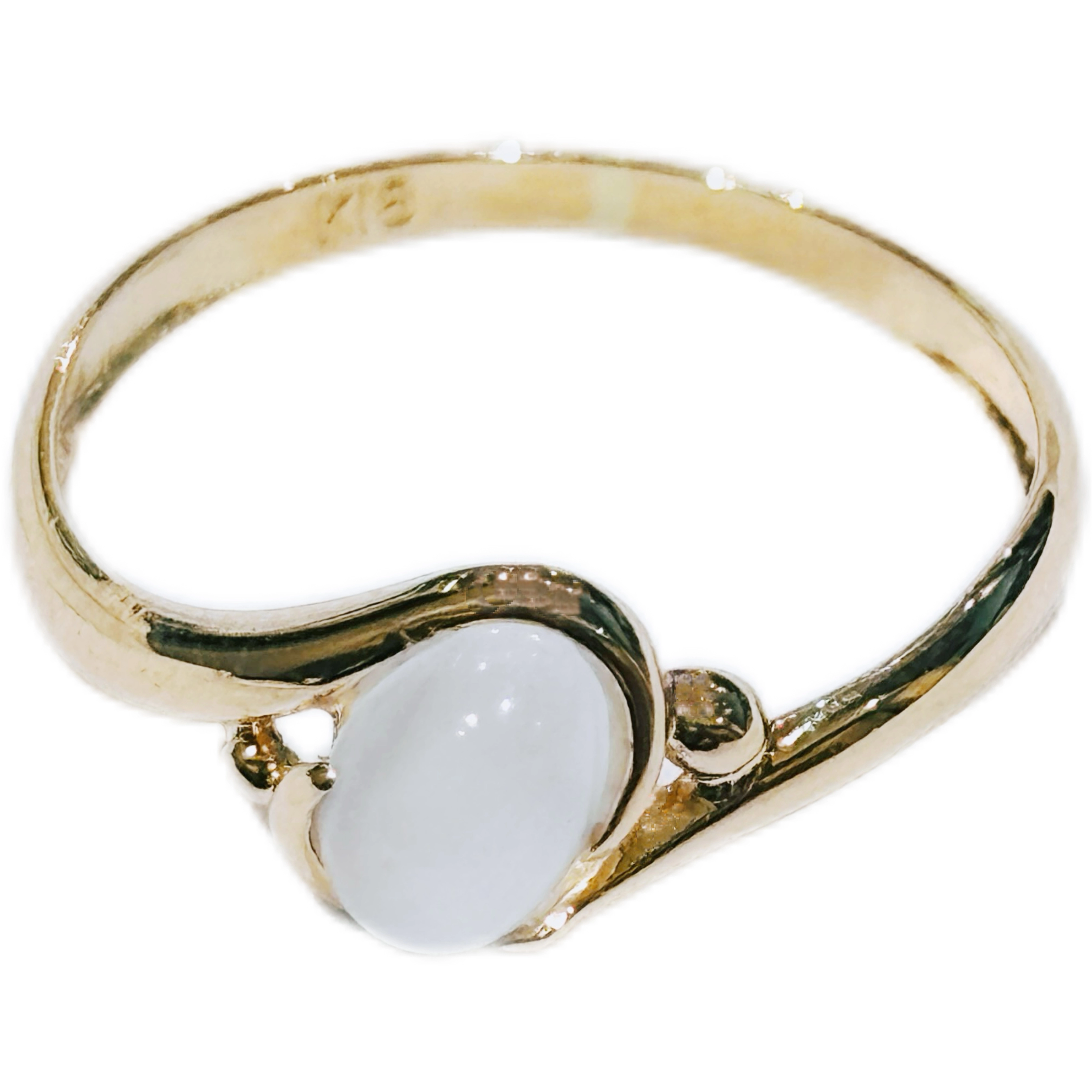 JEWELRY ジュエリー リング K18 ゴールド 9号 MNS 約1.1g