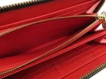 LOUIS VUITTON　ルイ・ヴィトン　ジッピー・ウォレット モノグラム コクリコ　M41896【431】2148103971129