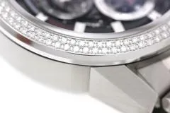 TAG HEUER タグ・ホイヤー 腕時計 2020年 カレラ キャリバーホイヤー01 CAR201P.BA0766 スティール スケルトン文字盤 ベゼルダイヤモンド 自動巻き【472】SJ