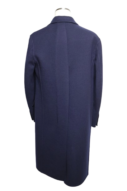 LOUIS VUITTON ルイヴィトン 衣類 ロングコート メンズ46（約Mサイズ） ネイビー ウール RM202Q UZB HJC55E （2120000302725）【200】