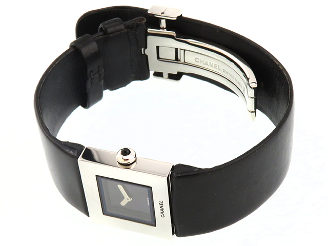 CHANEL シャネル マトラッセ H0116 ブラック文字盤 ステンレス