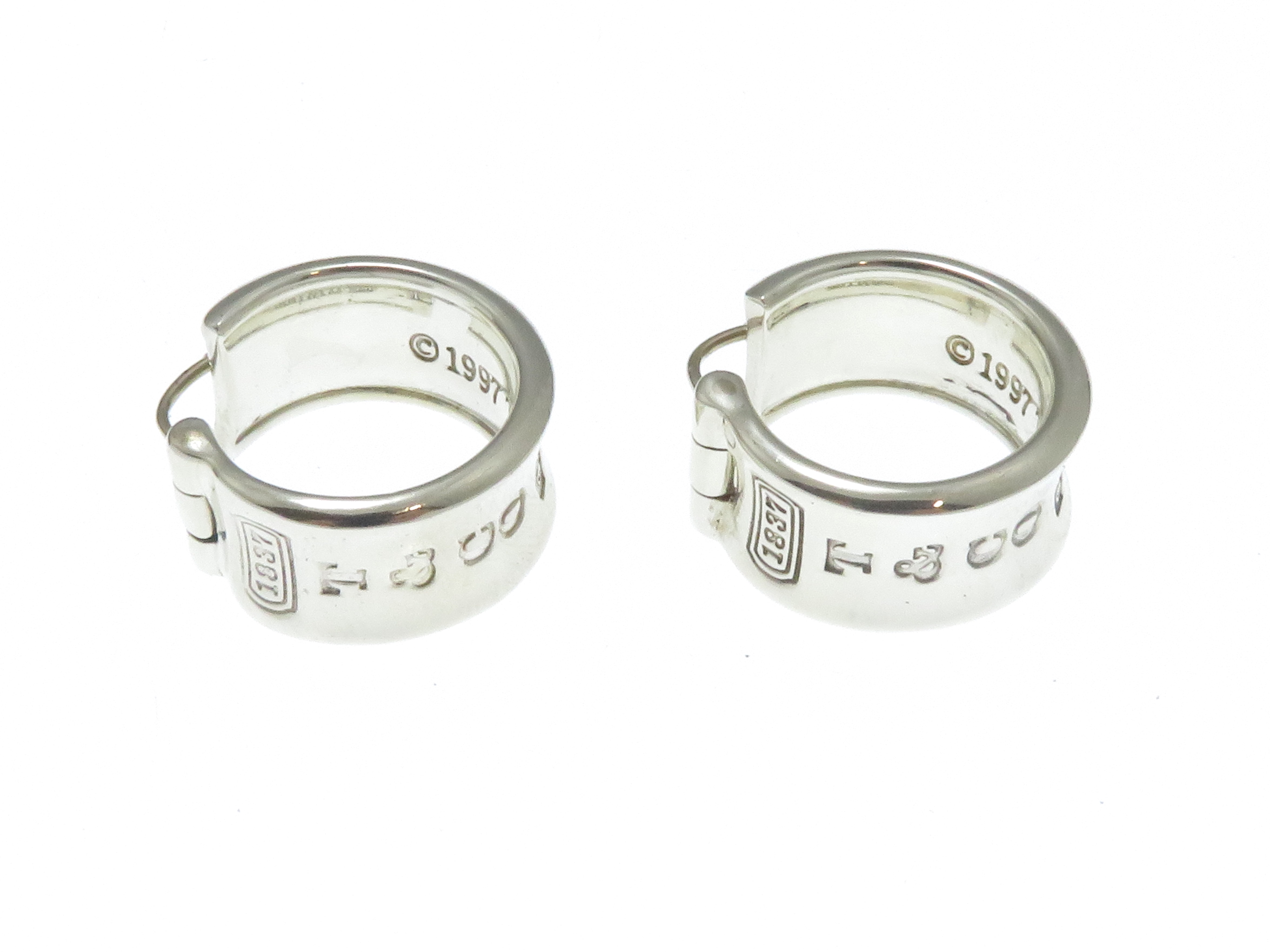 Tiffany 1837 ナロー　フープ　シルバー　ピアス　Ag925 TIFFANY&Co. ティファニー TIFFANY ピアス 1837 ナロー フープ