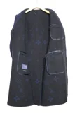 LOUIS VUITTON ルイヴィトン 衣類 ロングコート メンズ46（約Mサイズ） ネイビー ウール RM202Q UZB HJC55E （2120000302725）【200】