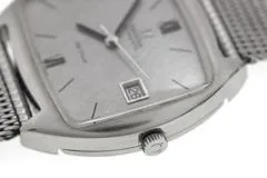 OMEGA オメガ 腕時計 162.047 デ・ビル スクエア Cal.1002 ステンレス シルバー文字盤 自動巻き 現状販売【472】SJ