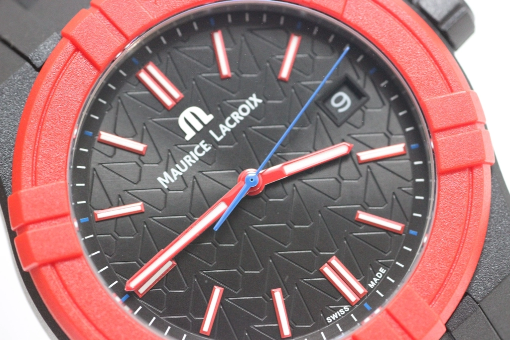 MAURICE LACROIX モーリス・ラクロア クォーツ メンズ AI2008-04000-400J ブラック プラスチック/ラバー 【432】 【2148103767456】