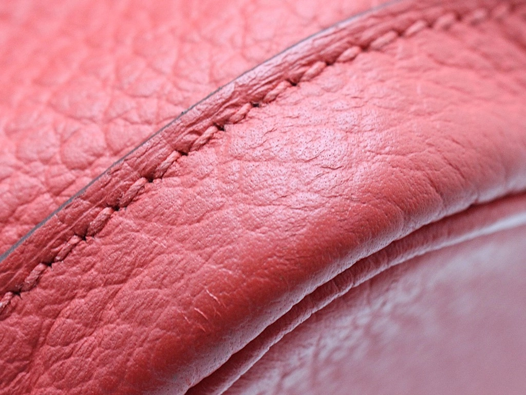 HERMES エルメス ハンドバック ガーデンパーティPM ヴァッシュカントリー ルージュトマト/シルバー金具 X刻印(2016年頃)【472】YK