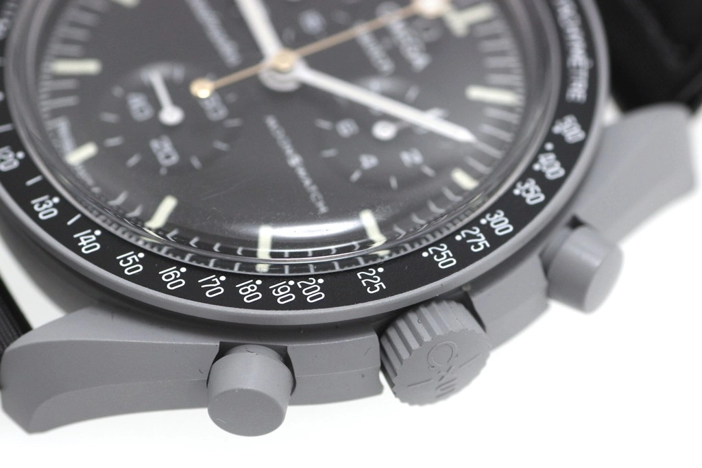 SWATCH スウォッチ ムーンスウォッチ MISSION TO THE MOONSHINE GOLD10月 SO33MI02-110 バイオセラミック/ナイロン クォーツ【472】SJ