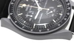 SWATCH スウォッチ ムーンスウォッチ MISSION TO THE MOONSHINE GOLD10月 SO33MI02-110 バイオセラミック/ナイロン クォーツ【472】SJ