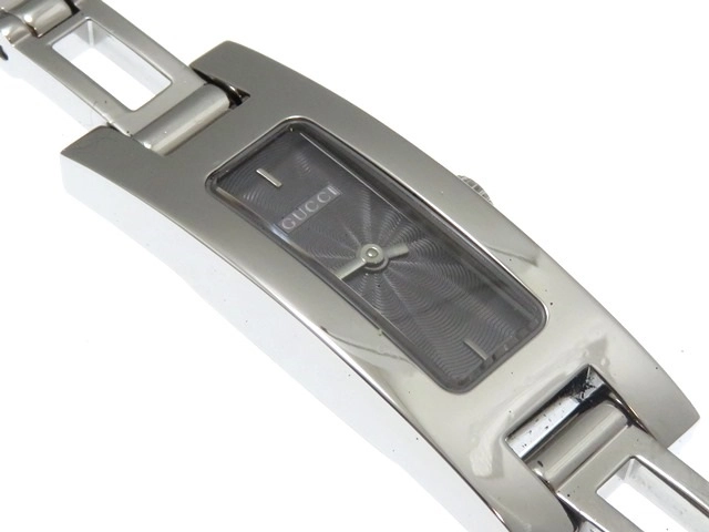 GUCCI　グッチ　3500L　レーディス時計　クォーツ　グレー文字盤　SS　【430】2121000012058