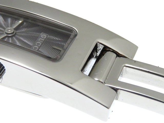 GUCCI　グッチ　3500L　レーディス時計　クォーツ　グレー文字盤　SS　【430】2121000012058