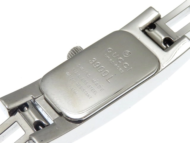 GUCCI　グッチ　3500L　レーディス時計　クォーツ　グレー文字盤　SS　【430】2121000012058
