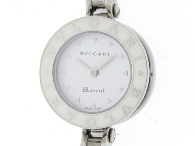 BVLGARI ブルガリ B-zero1 ビーゼロワン バングルウォッチ BZ22S ホワイトベゼル ホワイト文字盤 レディース クオーツ ステンレス  SS （2148103229367）【433】の購入なら「質」の大黒屋（公式）