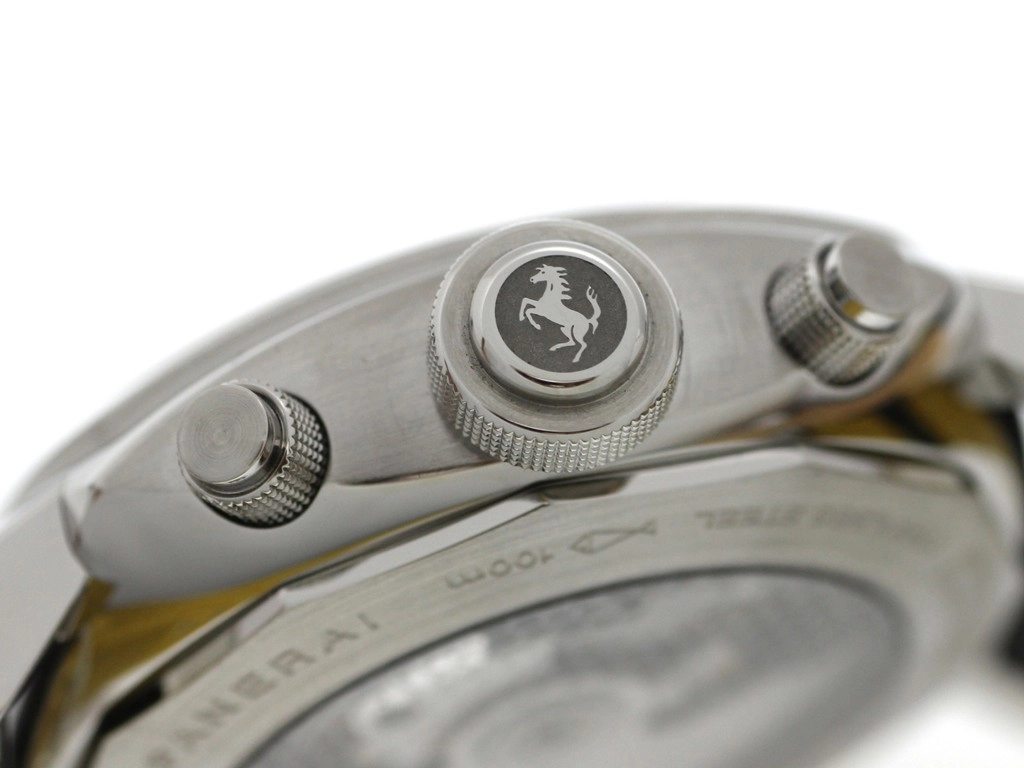 PANERAI パネライ 腕時計 フェラーリ スクーデリア ラトラパンテ FER00010 ステンレス ブラック文字盤 自動巻 並行品【472】SJ