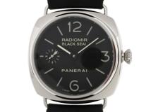 PANERAI パネライ 腕時計 2006年並行品 ラジオミール ブラックシール PAM00183 ステンレス/革 ブラック文字盤 手巻き【472】SJ