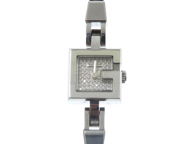 GUCCI　グッチ　102/YA102507　レーディス時計　ダイヤモンド　クォーツ　SS　【430】2148103796357