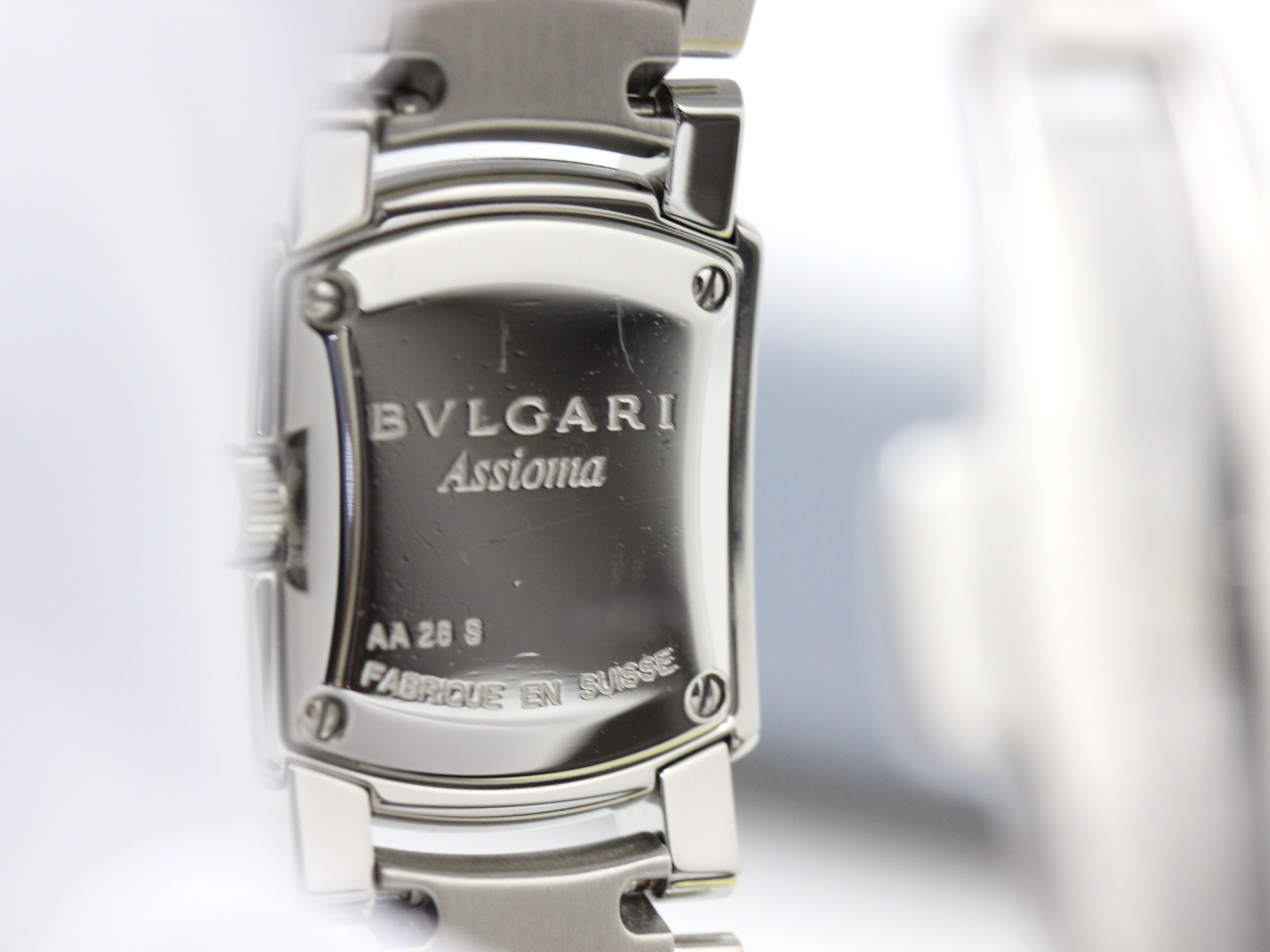 BVLGARI ブルガリ レディース腕時計 アショーマ ダイヤベゼル