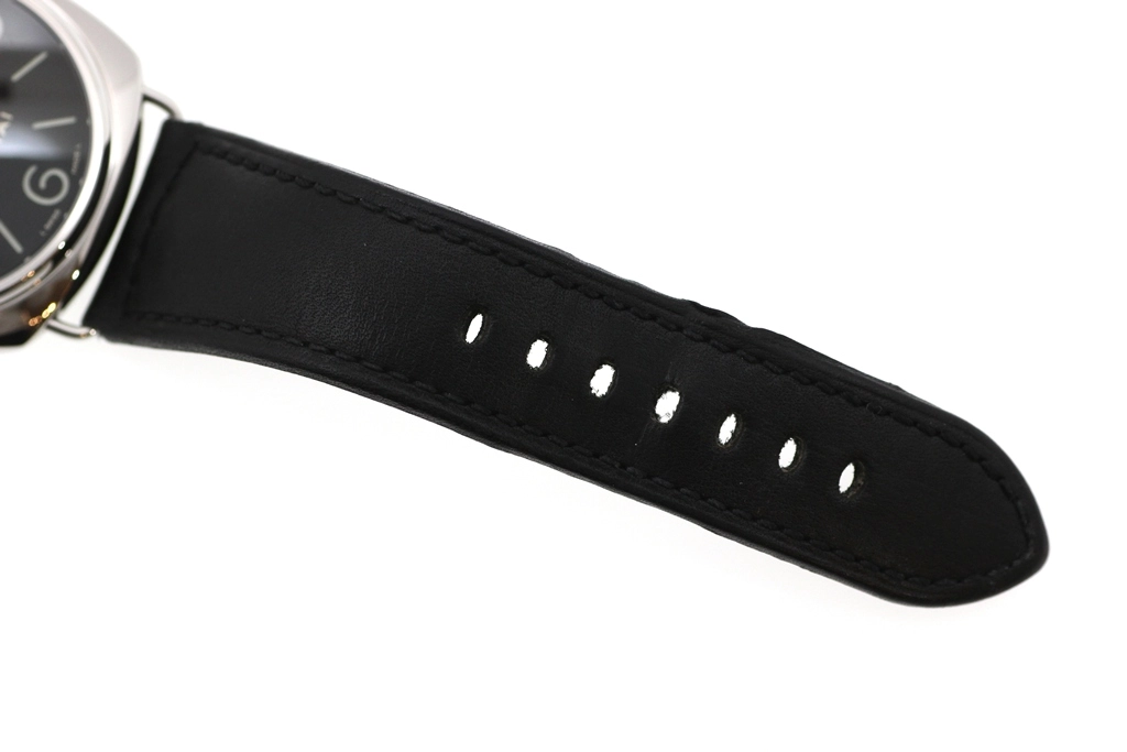 PANERAI パネライ 腕時計 2006年並行品 ラジオミール ブラックシール PAM00183 ステンレス/革 ブラック文字盤 手巻き【472】SJ