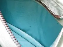 GUCCI  グッチ ダブルG カードケース ライトグリーン パイソン 466492【430】2148103672873