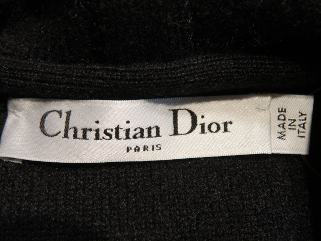 Christian Dior　クリスチャン ディオール　ニット パーカー　レディース 36　グレー　J'ADIOR　カシミヤ　（2146000198533）　【432】 image number 10
