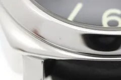 PANERAI パネライ 腕時計 2008年並行品 ルミノール マリーナ PAM00104 ステンレス/ラバーベルト ブラック文字盤 自動巻【472】SJ