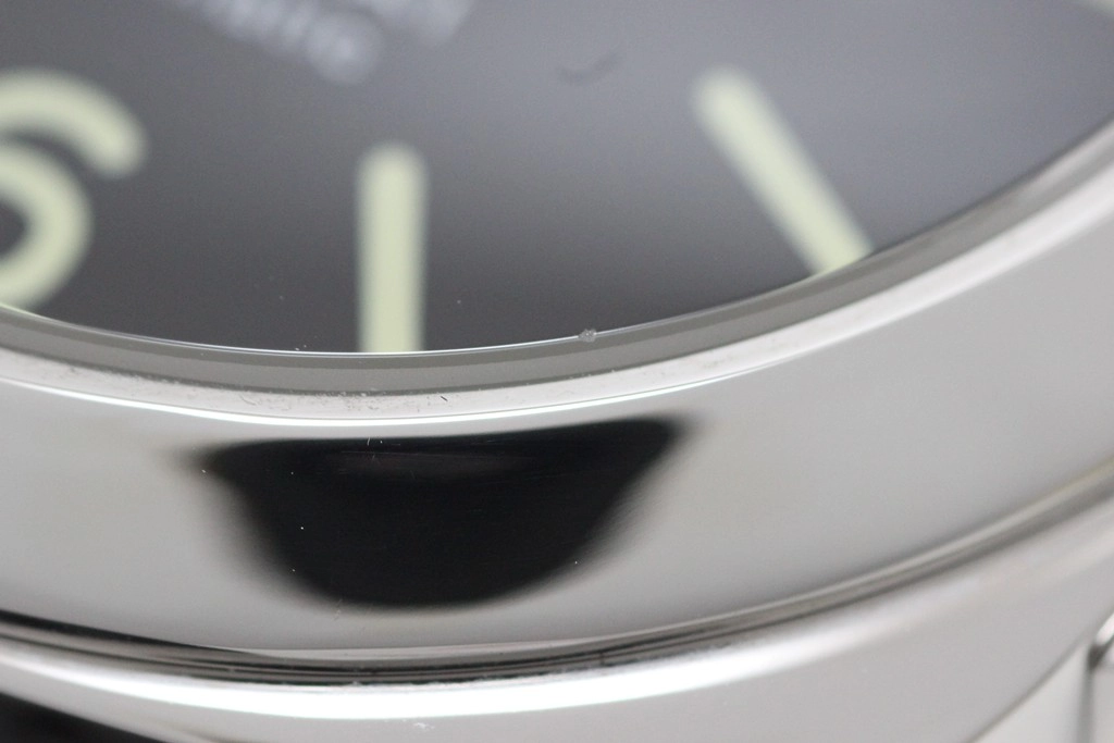 PANERAI パネライ 腕時計 2008年並行品 ルミノール マリーナ PAM00104 ステンレス/ラバーベルト ブラック文字盤 自動巻【472】SJ