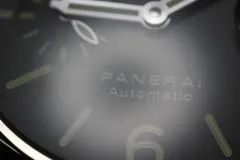 PANERAI パネライ 腕時計 2008年並行品 ルミノール マリーナ PAM00104 ステンレス/ラバーベルト ブラック文字盤 自動巻【472】SJ