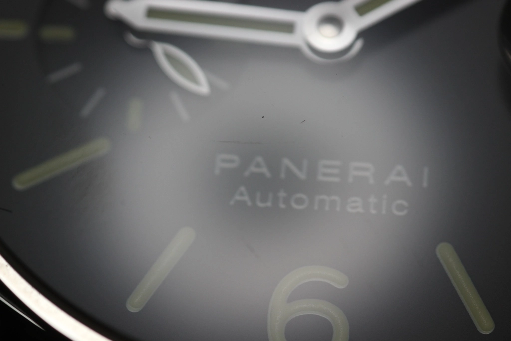 PANERAI パネライ 腕時計 2008年並行品 ルミノール マリーナ PAM00104 ステンレス/ラバーベルト ブラック文字盤 自動巻【472】SJ