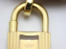 HERMES エルメス レディース腕時計 ケリーウォッチ KE1.201 ゴールドメッキ/クシュベル □C刻印 ゴールド文字盤 クオーツ【472】UH