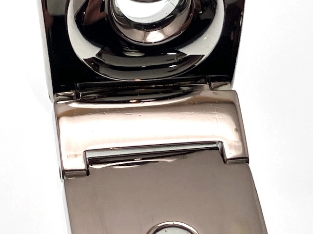 GUCCI グッチ 腕時計 マリーナチェーン 121.5/YA121503 ステンレススチール ブラック文字盤 クオーツ【472】MN