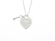 TIFFANY＆CO　ティファニー　リターントゥハートタグキーネックレス　シルバー　約7.3g【430】2148103849817