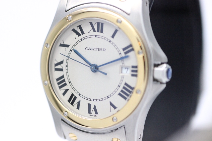 Cartier カルティエ 時計 レディース クオーツ クーガー シルバー文字