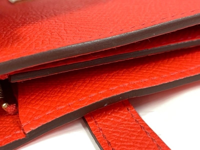 HERMES 二つ折り財布 エルメス ケリー デプリアン ミディアム