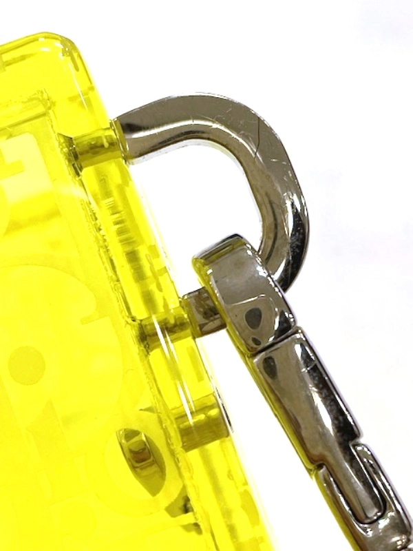 【大黒屋ECサイト・店頭限定】　Christian Dior 　クリスチャンディオール　オブリークディオールテック　クリアケース　IPHONEハードケース　イエロー　2DTCA261YSS【472】AH