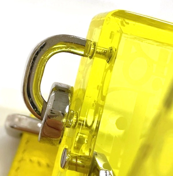 【大黒屋ECサイト・店頭限定】　Christian Dior 　クリスチャンディオール　オブリークディオールテック　クリアケース　IPHONEハードケース　イエロー　2DTCA261YSS【472】AH