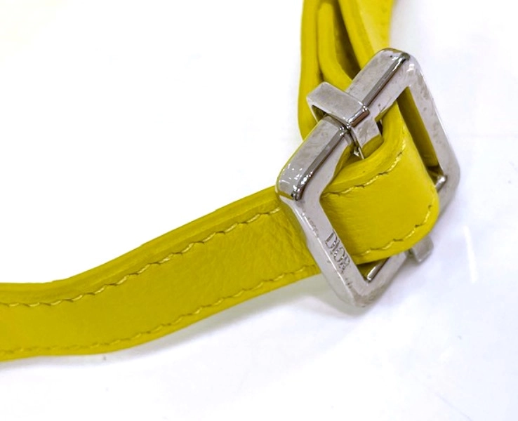 【大黒屋ECサイト・店頭限定】　Christian Dior 　クリスチャンディオール　オブリークディオールテック　クリアケース　IPHONEハードケース　イエロー　2DTCA261YSS【472】AH