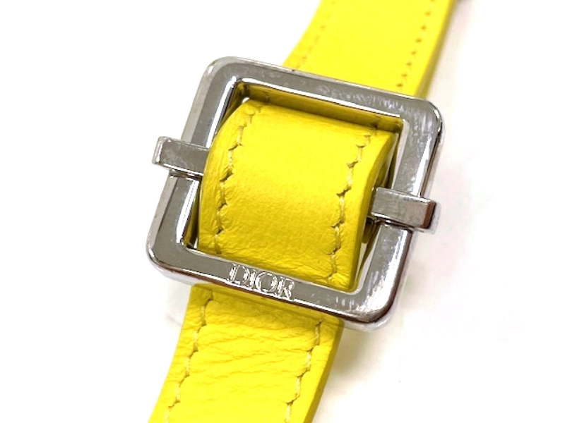 【大黒屋ECサイト・店頭限定】　Christian Dior 　クリスチャンディオール　オブリークディオールテック　クリアケース　IPHONEハードケース　イエロー　2DTCA261YSS【472】AH