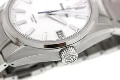 GRAND SEIKO グランド・セイコー 腕時計 2024年正規品 エボリューション9 コレクション SLGA009 ステンレス 白樺シルバー文字盤 スプリングドライブ自動巻 472】SJ
