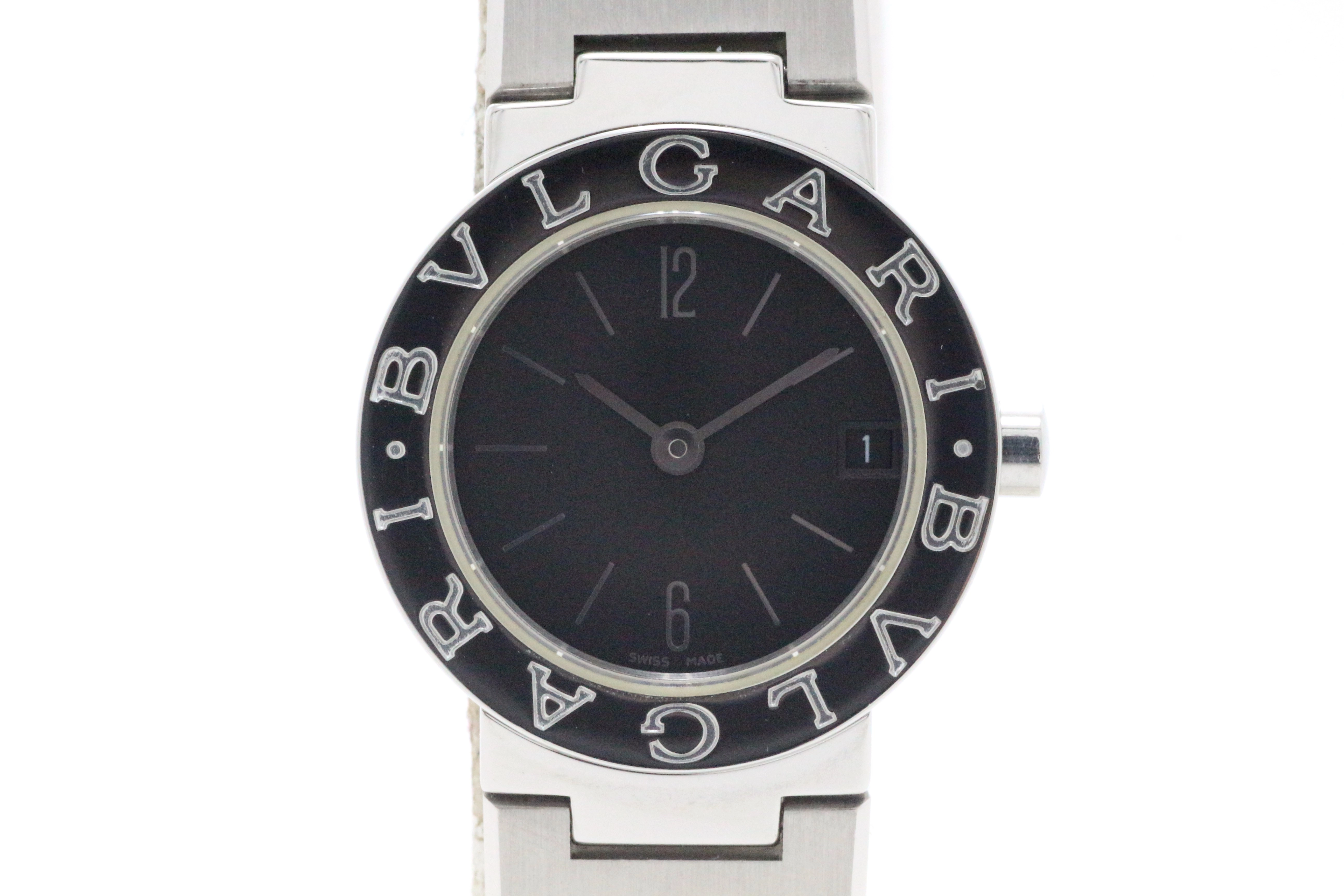 BVLGARI ブルガリ ブルガリブルガリ BB23SSD 黒文字盤 ブラック ステンレス 女性用腕時計 電池式 クオーツ 【473】  の購入なら「質」の大黒屋（公式）