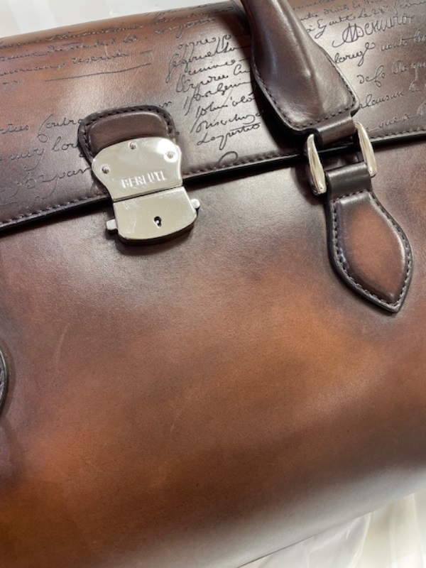 Berluti ベルルティ ビジネスバック カリグラフィー エミーオ