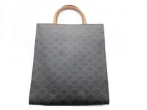 CELINE セリーヌ トリオンフ バーティカルカバスモール タン　ＰＶＣ／カーフ　191542BZK.04LU　2143200594813【437】