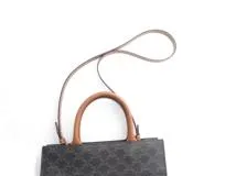 CELINE セリーヌ トリオンフ バーティカルカバスモール タン　ＰＶＣ／カーフ　191542BZK.04LU　2143200594813【437】