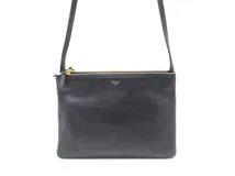 【美品】CELINE ショルダーバッグ トリオ ラージ ブラック 楽天市場】セリーヌ トリオ ラージ ブラックの通販