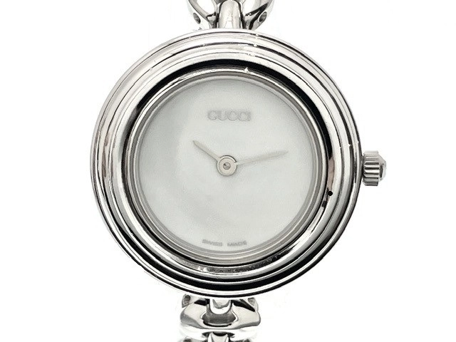 GUCCI グッチ 腕時計 チェンジベゼル 11/12.2L ステンレススチール  